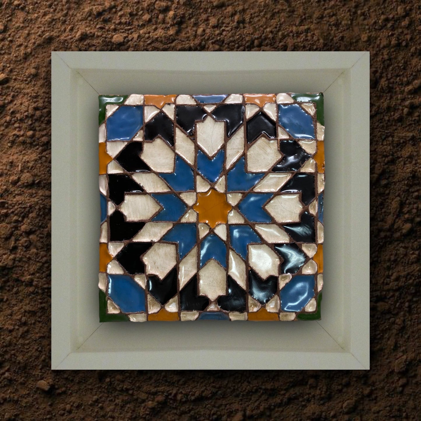 Alcazar Renaissance Arista Tuile Cadre Blanc REF5.1