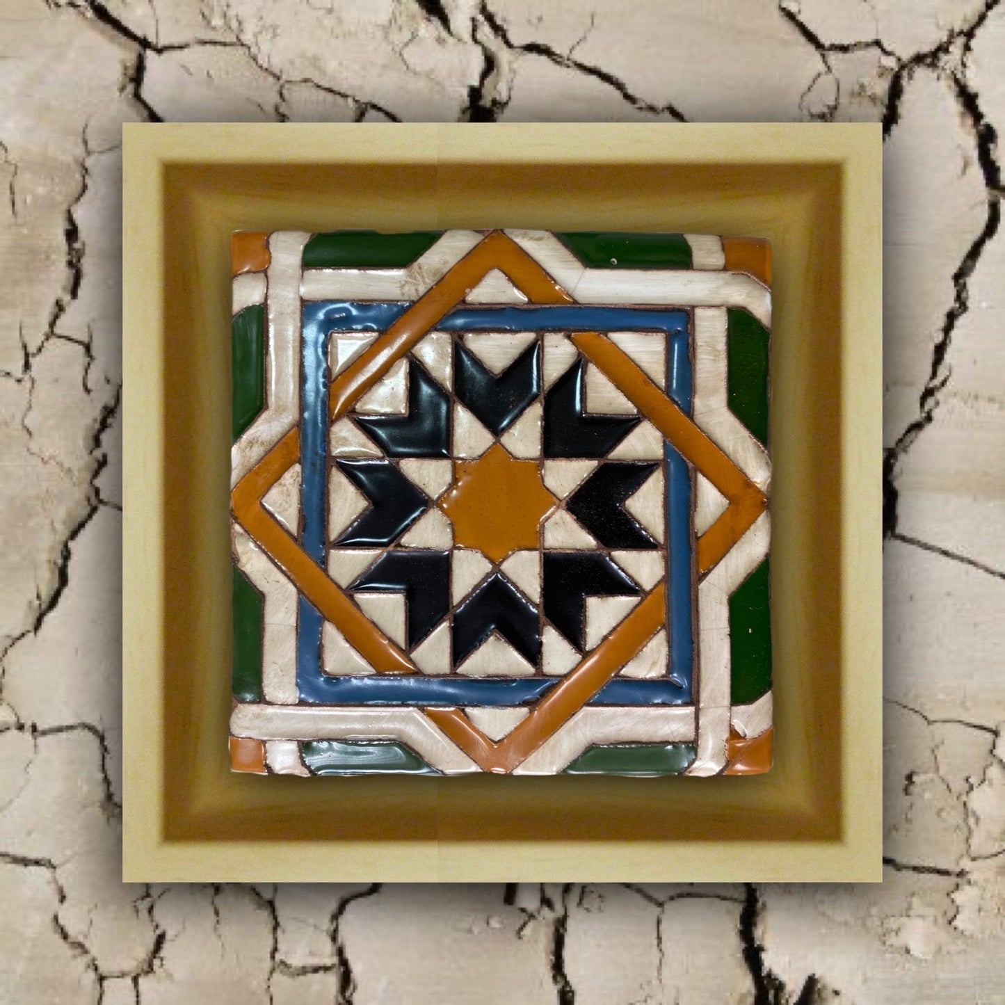 Arab Renaissance Arista Tile Natural Frame REF6.3