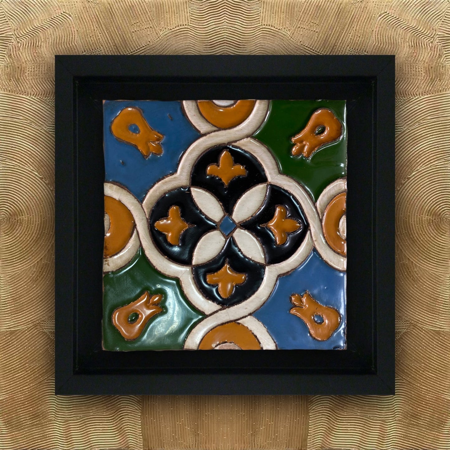 Tile Renaissance Edge Knot Black Frame REF1.2