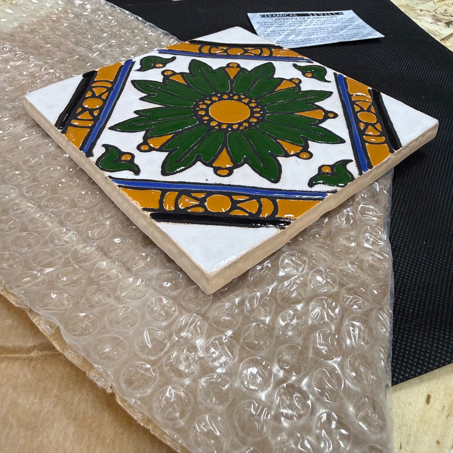 Regalo Corporativo - Congreso Azulejo Cuerda Seca 15x15 cm