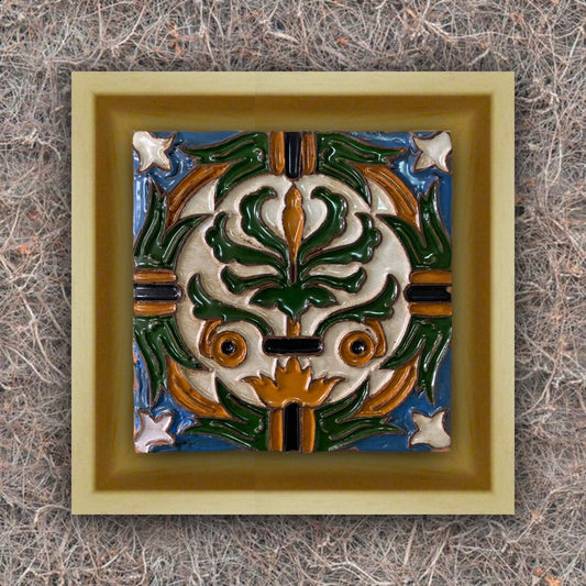 Carrelage Renaissance Bordure Palmier Cadre Naturel REF3.3