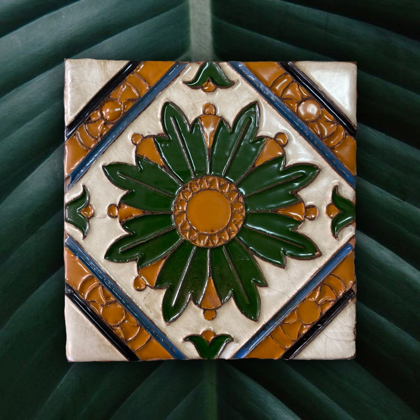 Tile Renaissance Arista Flower and Heading REF7