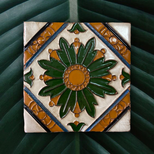 Tile Renaissance Arista Flower and Heading REF7