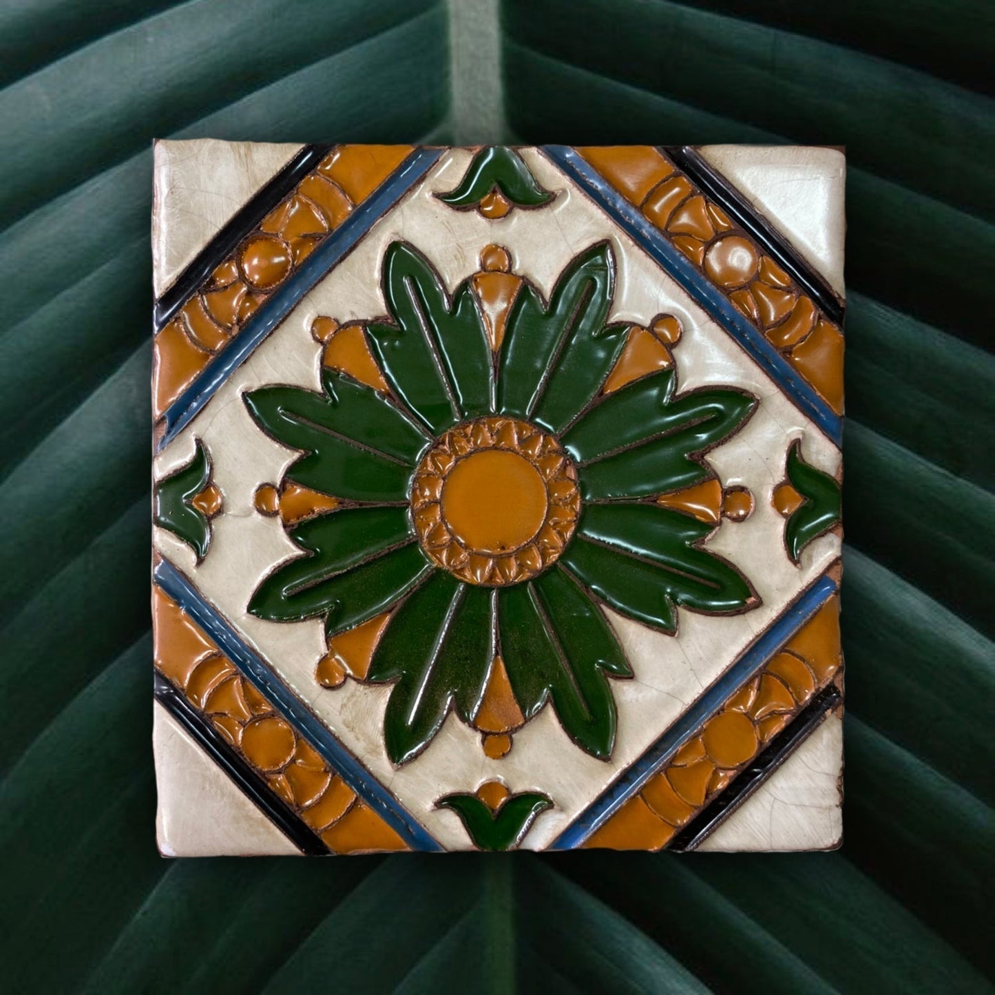 Tile Renaissance Edge Flower and Heading Square Meter REF7.4