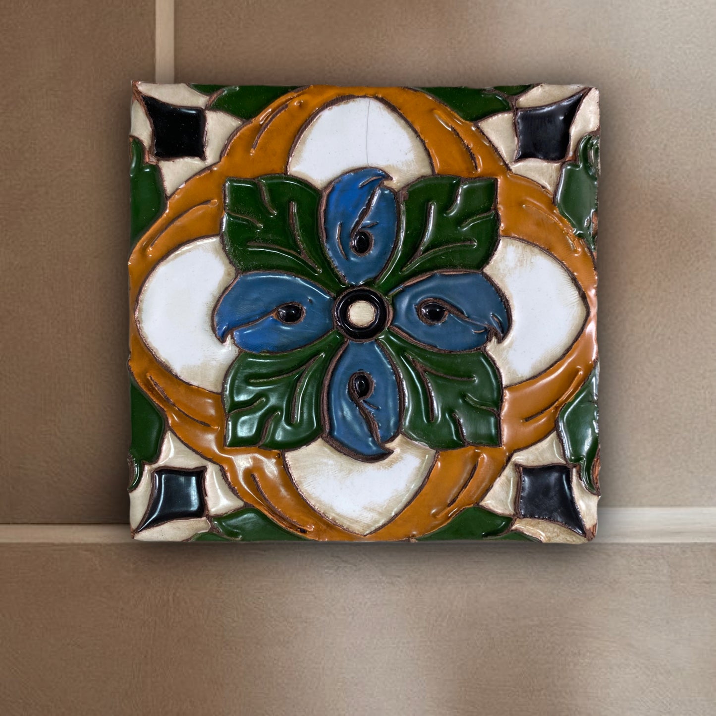 Azulejo Arista Tope Goma REF9 Renacentista Tapiz