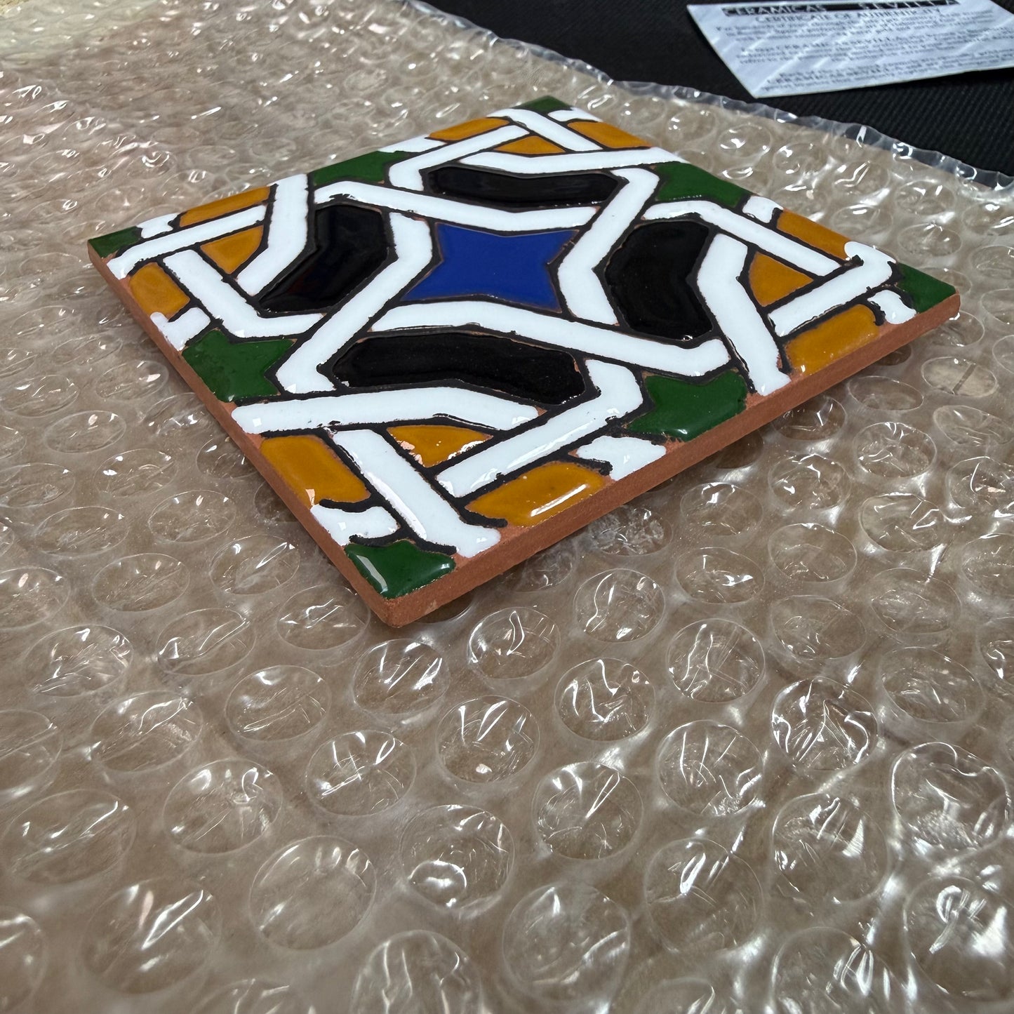 Regalo Corporativo - Congreso Azulejo Cuerda Seca 10x10cm Fino